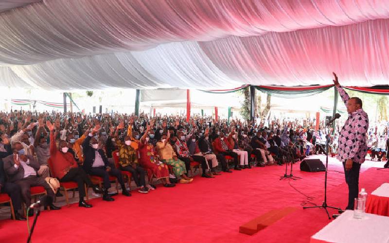 President Kenyatta's Allies Upbeat Ahead of Today's Sagana 3 Meeting