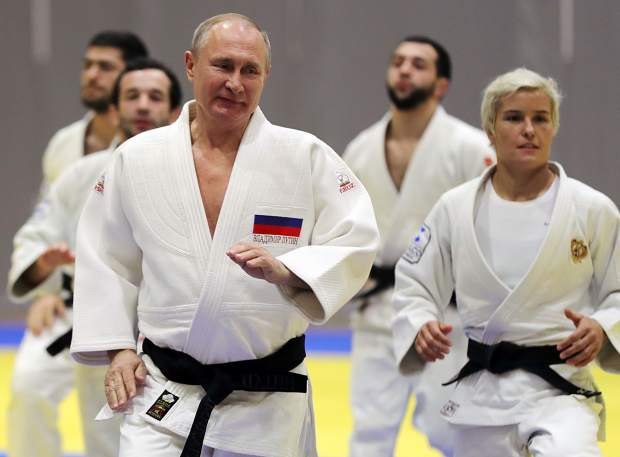 World Taekwondo strips Russia’s Vladimir Putin of his honorary black belt