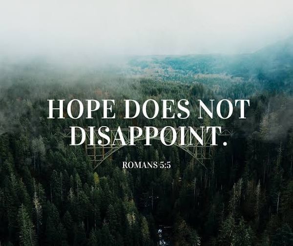 Purpose in Suffering: Hope Does Not Disappoint