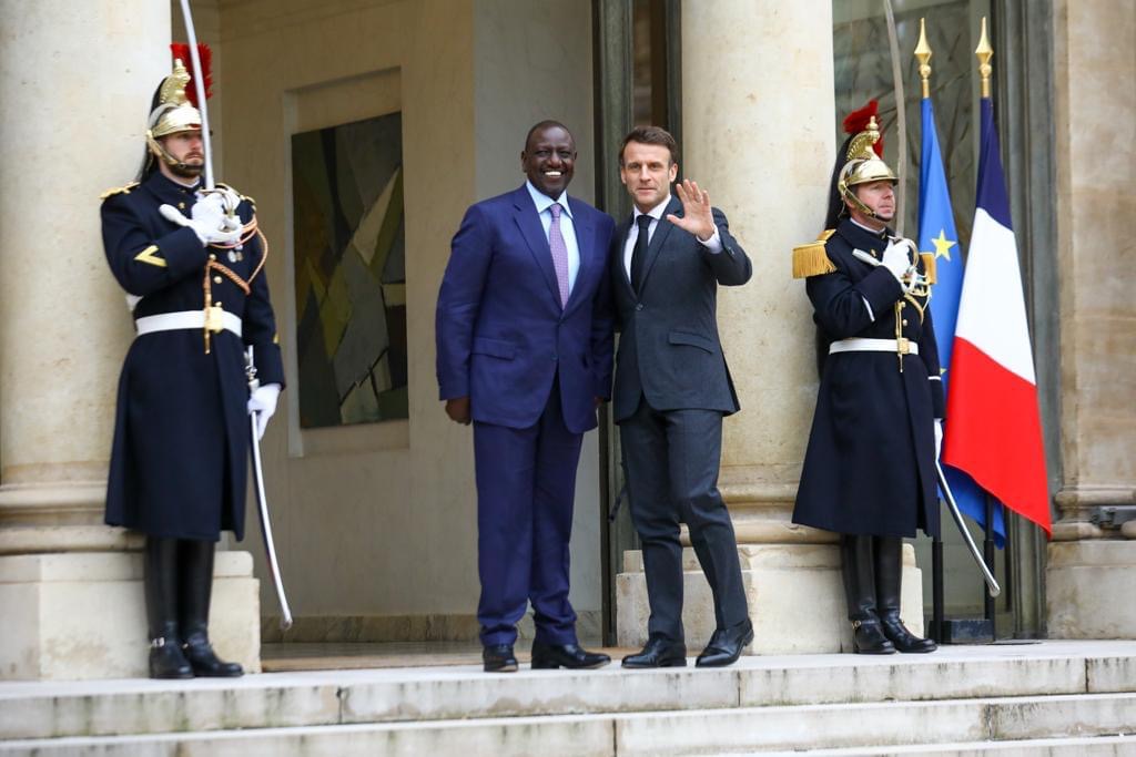 Ruto meets Macron, Agree to enhance Business Opportunities